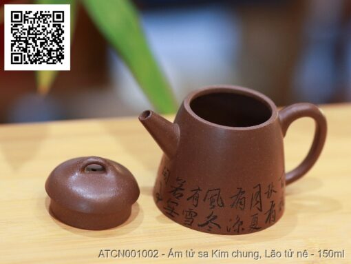 Ấm tử sa Kim chung, 150ml, ấm tử sa nghi hưng
