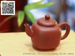 Ấm tử sa Nho phong, 380ml