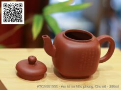 Ấm tử sa Nho phong, dung tích 380ml