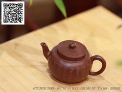 Ấm tử sa Bình cái liên tử 280ml