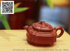 Ấm tử sa Tứ phương trúc đỉnh, 380ml